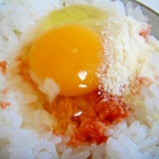 北海道ありがとう☆簡単★シャケで濃厚卵かけご飯★